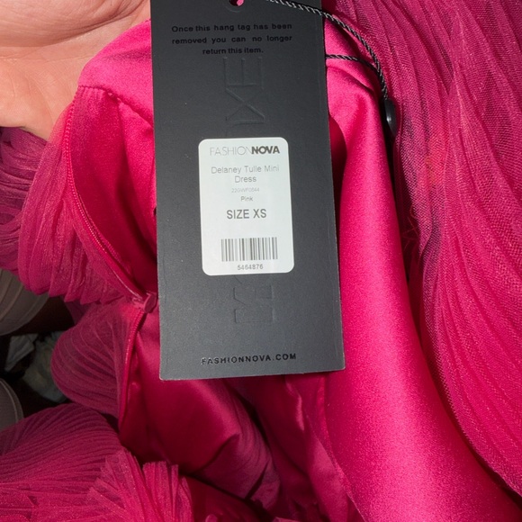 Fashion Nova Fuchsia Tulle Dress - Picture 2 of 4